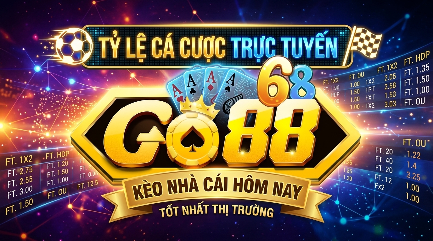 Bí quyết đọc tỷ lệ kèo trực tuyến Go88 chuẩn xác như chuyên gia Kỹ năng phân tích số liệu giúp bạn dễ dàng chiến thắng các nhà cái